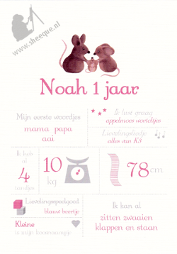 Mijlpalenposter